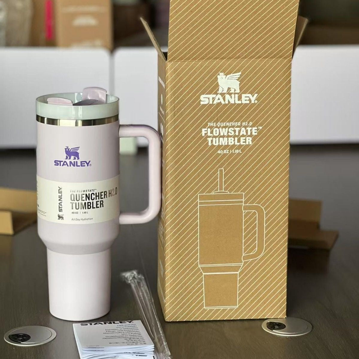 STANLEY 304 Stainless Steel Cup with Straw | Stanley01