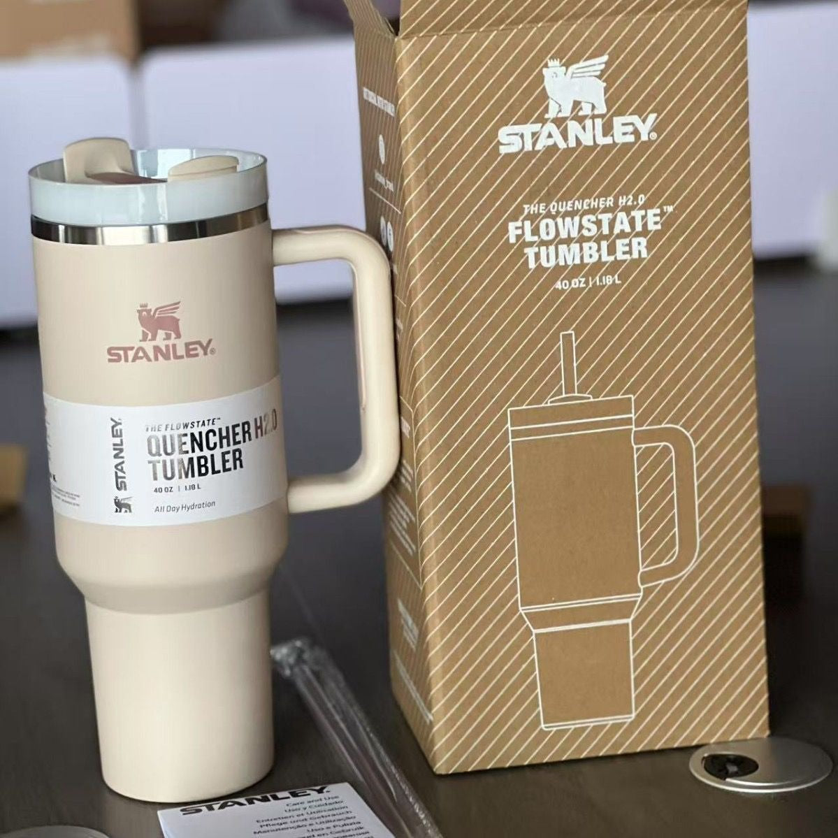 STANLEY 304 Stainless Steel Cup with Straw | Stanley01