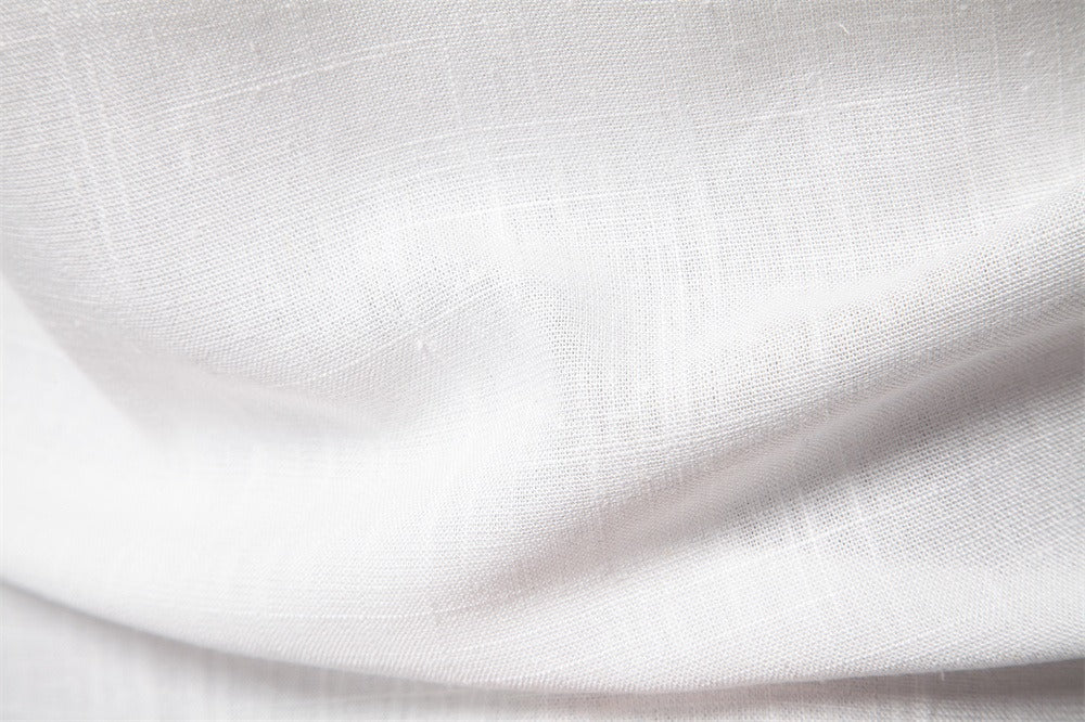 Men's Minimalist Linen-Blend Shirt - 2025 Spring Casual Long Sleeve Top | SH2026
