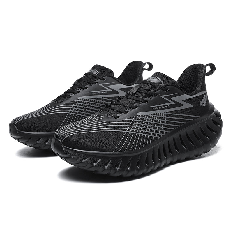 Unisex Breathable Running Sneakers – Lightweight Flyknit Trainers | A526