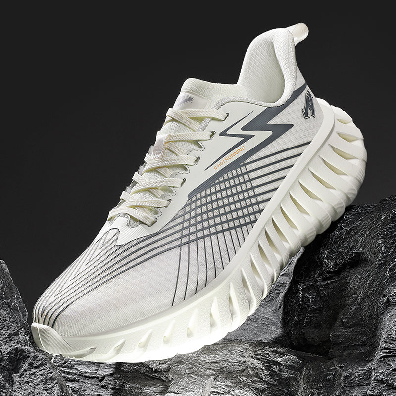 Unisex Breathable Running Sneakers – Lightweight Flyknit Trainers | A526