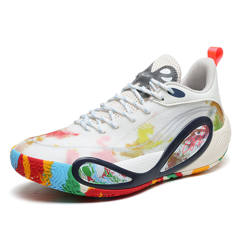 Men’s High-Grip Basketball Sneakers – Youth Street Sport Shoes with Durable Rubber Sole | 8506