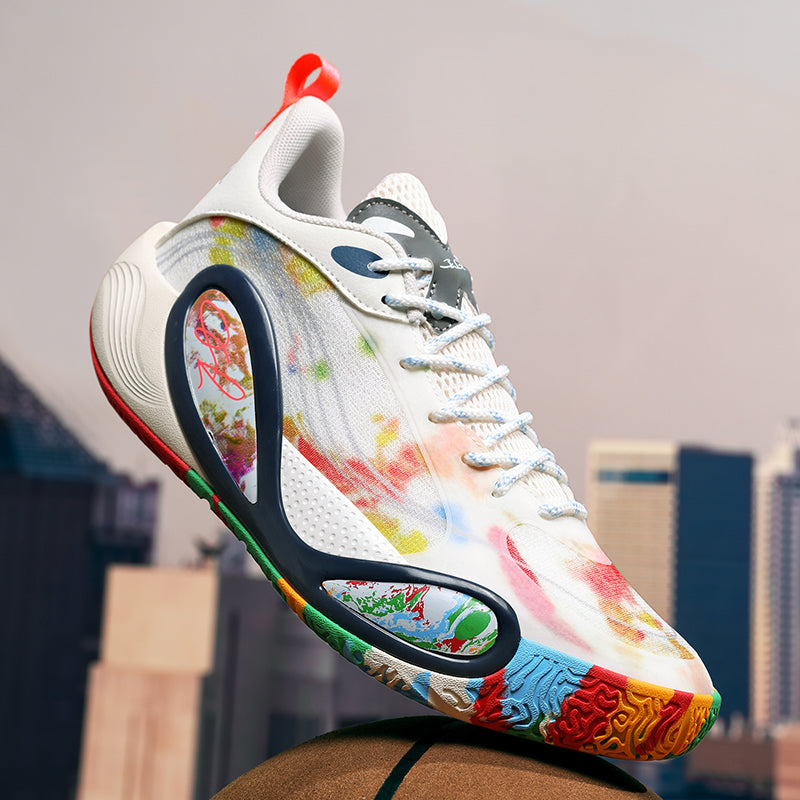 Men’s High-Grip Basketball Sneakers – Youth Street Sport Shoes with Durable Rubber Sole | 8506