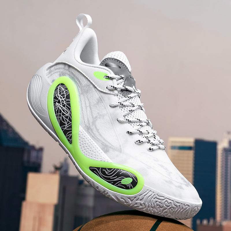Men’s High-Grip Basketball Sneakers – Youth Street Sport Shoes with Durable Rubber Sole | 8506