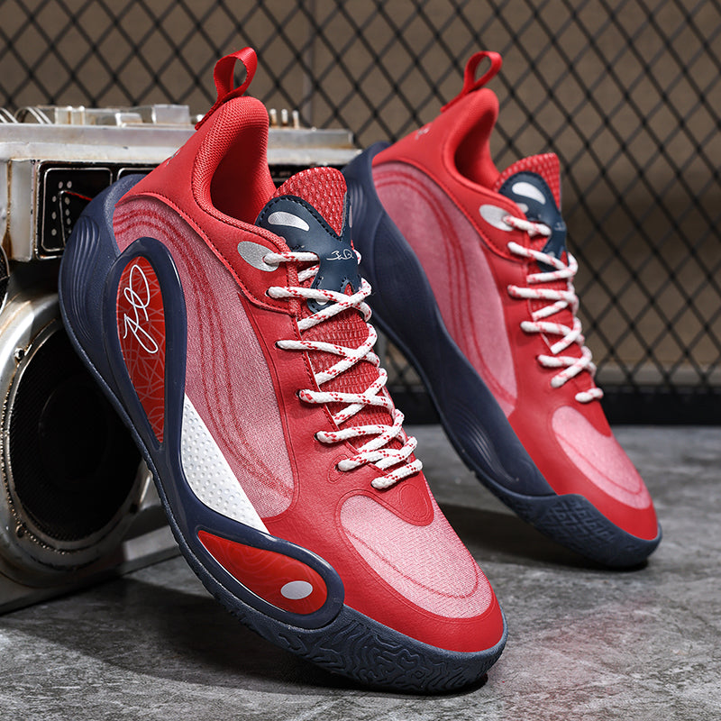 Men’s High-Grip Basketball Sneakers – Youth Street Sport Shoes with Durable Rubber Sole | 8506