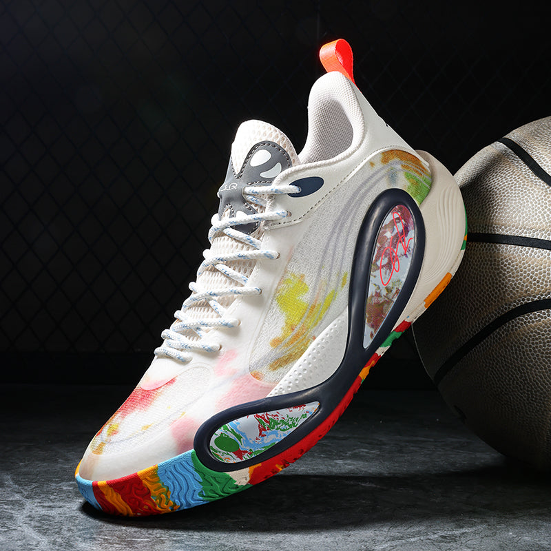 Men’s High-Grip Basketball Sneakers – Youth Street Sport Shoes with Durable Rubber Sole | 8506