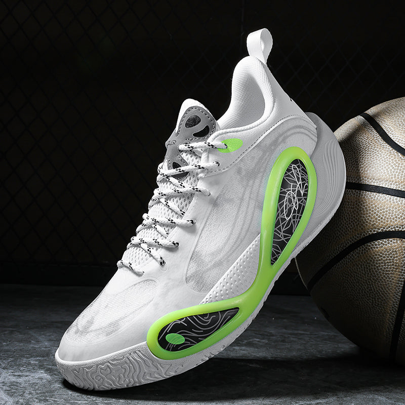 Men’s High-Grip Basketball Sneakers – Youth Street Sport Shoes with Durable Rubber Sole | 8506