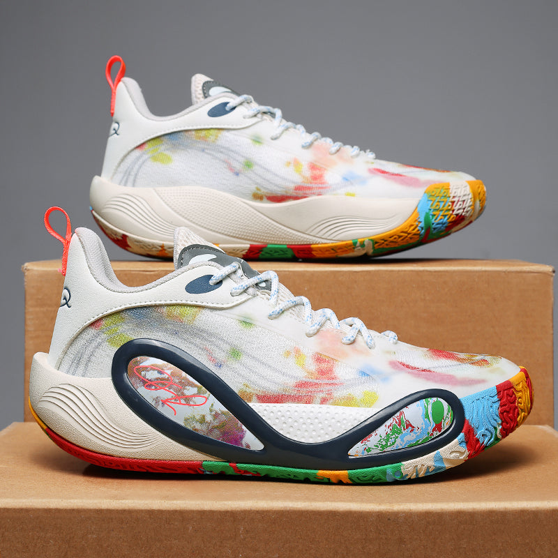 Men’s High-Grip Basketball Sneakers – Youth Street Sport Shoes with Durable Rubber Sole | 8506