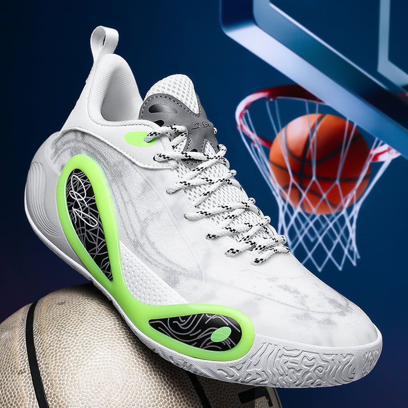 Men’s High-Grip Basketball Sneakers – Youth Street Sport Shoes with Durable Rubber Sole | 8506