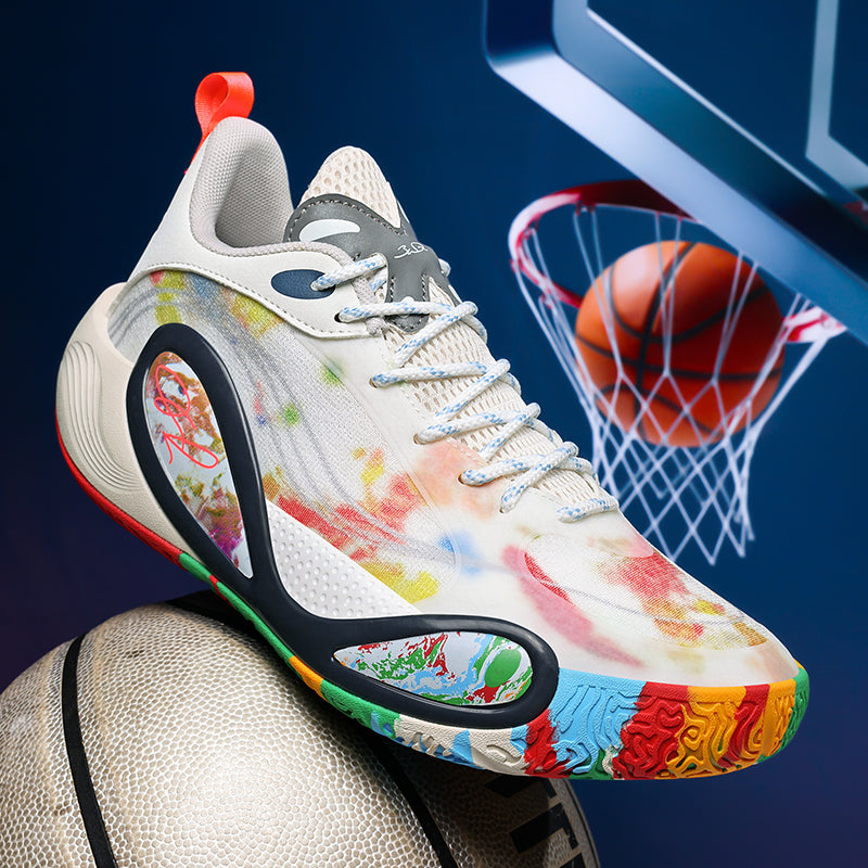 Men’s High-Grip Basketball Sneakers – Youth Street Sport Shoes with Durable Rubber Sole | 8506