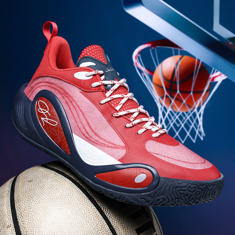 Men’s High-Grip Basketball Sneakers – Youth Street Sport Shoes with Durable Rubber Sole | 8506