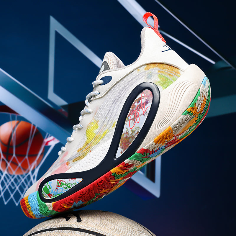 Men’s High-Grip Basketball Sneakers – Youth Street Sport Shoes with Durable Rubber Sole | 8506