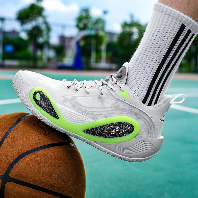 Men’s High-Grip Basketball Sneakers – Youth Street Sport Shoes with Durable Rubber Sole | 8506