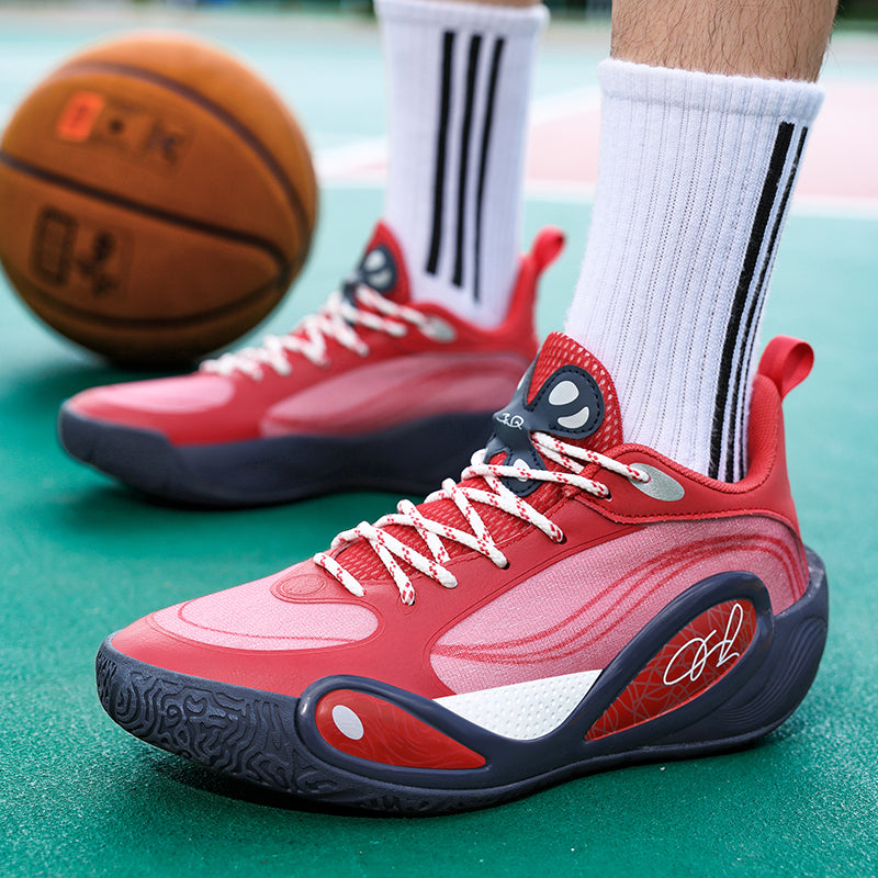 Men’s High-Grip Basketball Sneakers – Youth Street Sport Shoes with Durable Rubber Sole | 8506