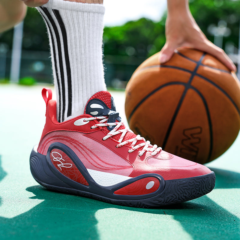 Men’s High-Grip Basketball Sneakers – Youth Street Sport Shoes with Durable Rubber Sole | 8506