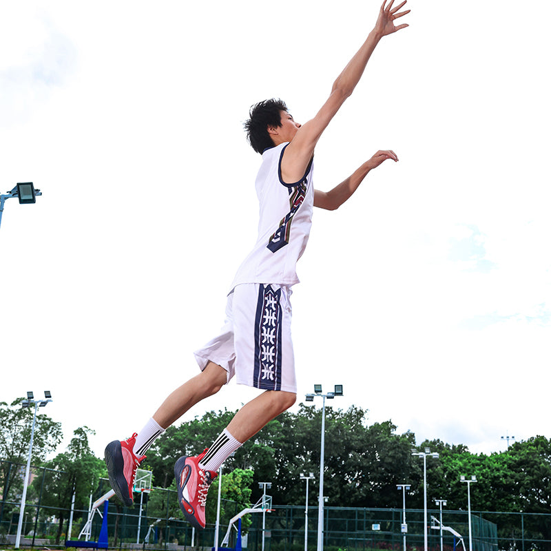 Men’s High-Grip Basketball Sneakers – Youth Street Sport Shoes with Durable Rubber Sole | 8506