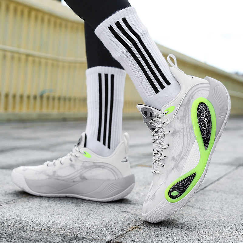 Men’s High-Grip Basketball Sneakers – Youth Street Sport Shoes with Durable Rubber Sole | 8506