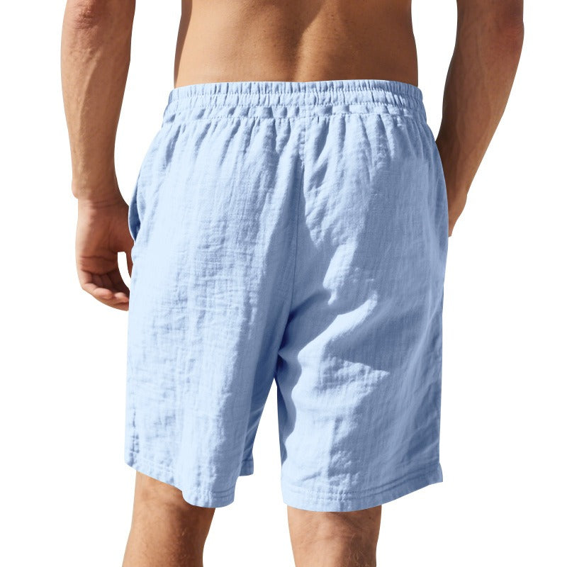 Relaxed Linen Beach Shorts – Lightweight & Breezy for Summer | YH2-WW