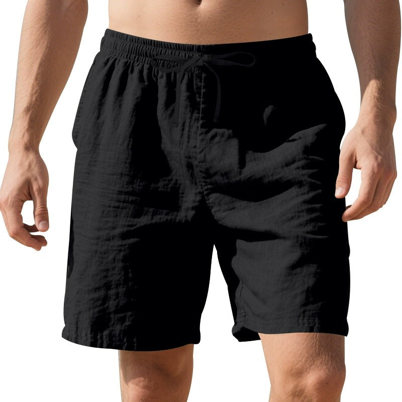 Relaxed Linen Beach Shorts – Lightweight & Breezy for Summer | YH2-WW