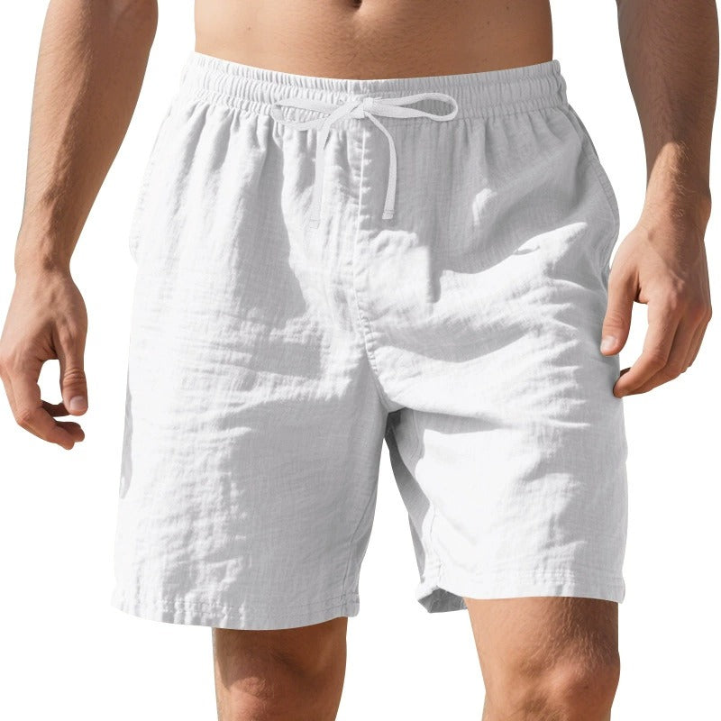 Relaxed Linen Beach Shorts – Lightweight & Breezy for Summer | YH2-WW