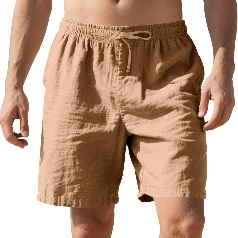 Relaxed Linen Beach Shorts – Lightweight & Breezy for Summer | YH2-WW