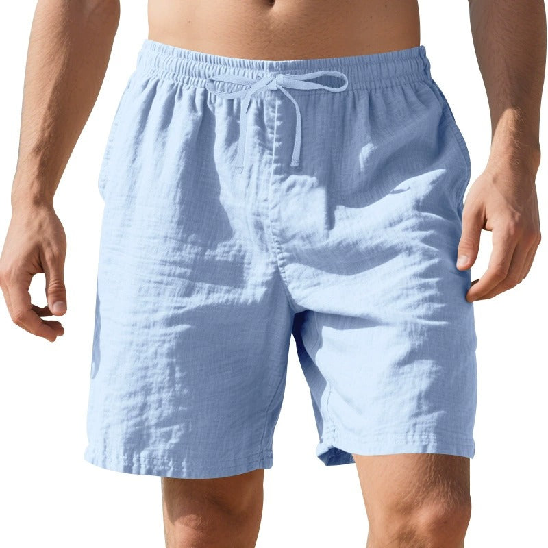 Relaxed Linen Beach Shorts – Lightweight & Breezy for Summer | YH2-WW