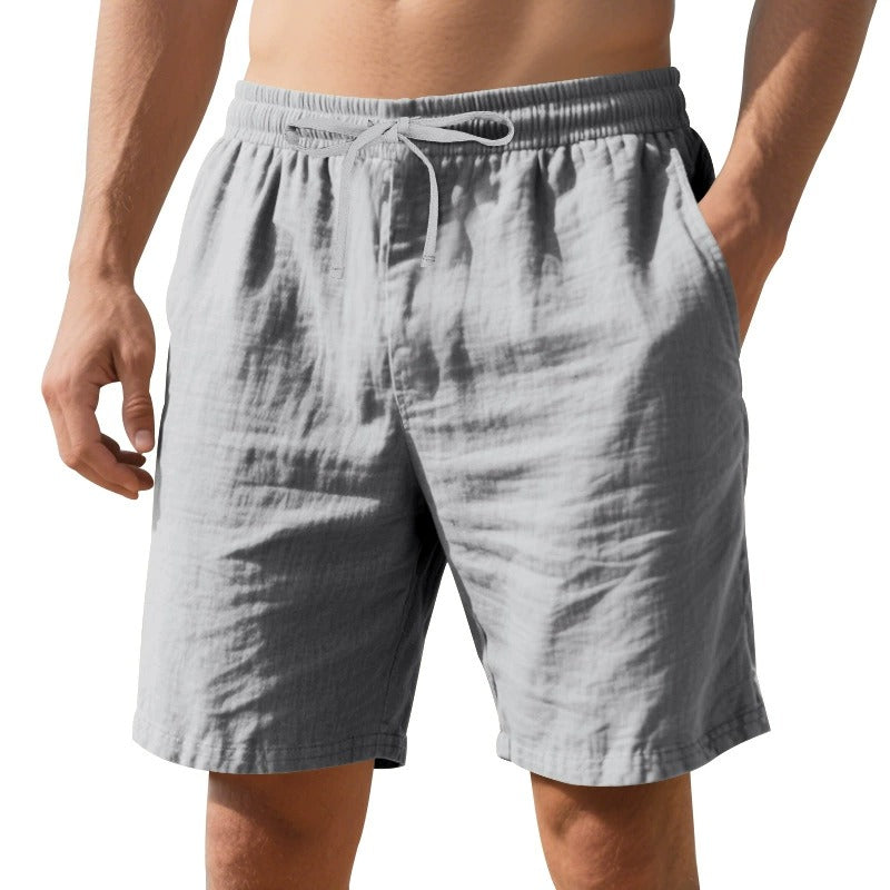 Relaxed Linen Beach Shorts – Lightweight & Breezy for Summer | YH2-WW