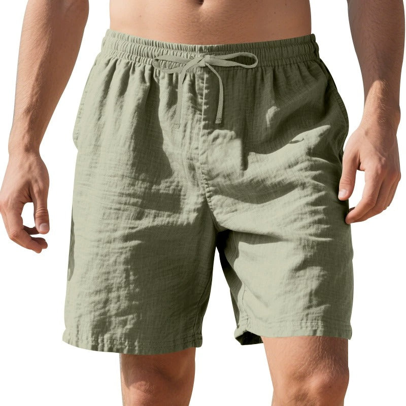 Relaxed Linen Beach Shorts – Lightweight & Breezy for Summer | YH2-WW