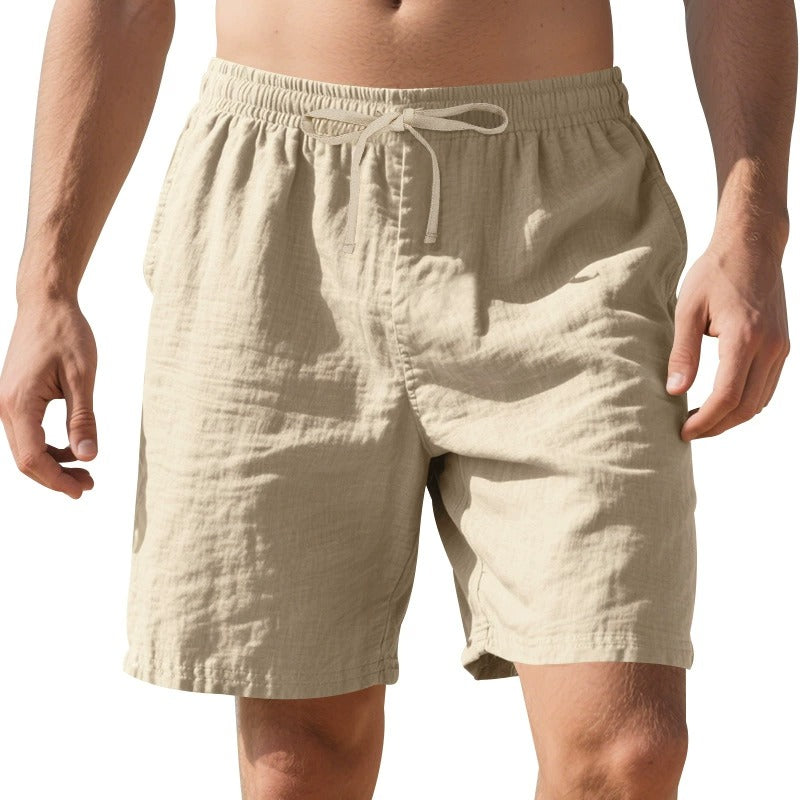 Relaxed Linen Beach Shorts – Lightweight & Breezy for Summer | YH2-WW