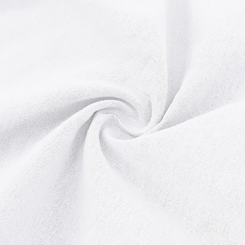 Men’s British Gentleman Style Loose-Fit Linen Polo Shirt Summer Short Sleeve | YHBKCS-20