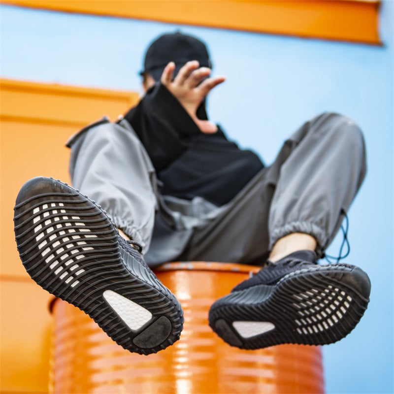 Men's High Quality Trainers 350V Boost Fly knit Sport Running Shoes Sneakers