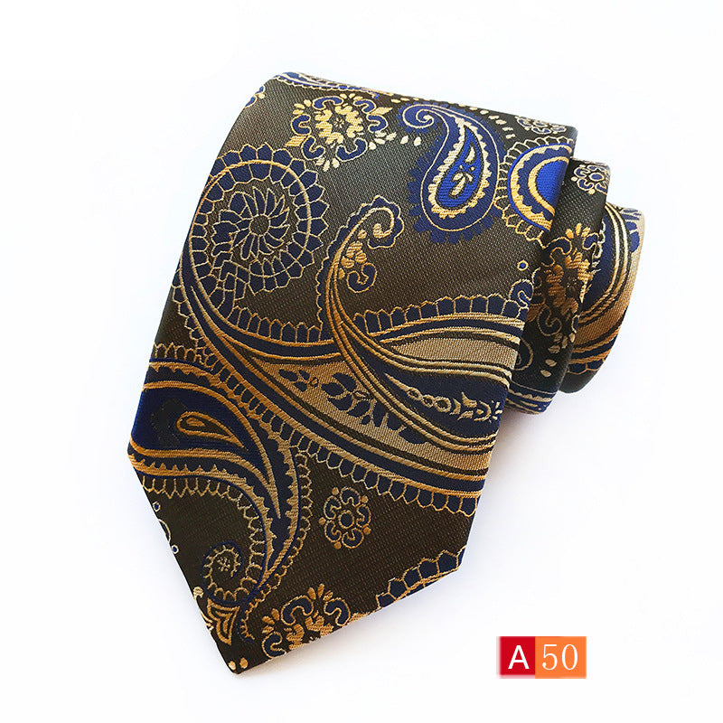 Men's Necktie Paisley Floral Silk Ties for Formal Business Party | A039