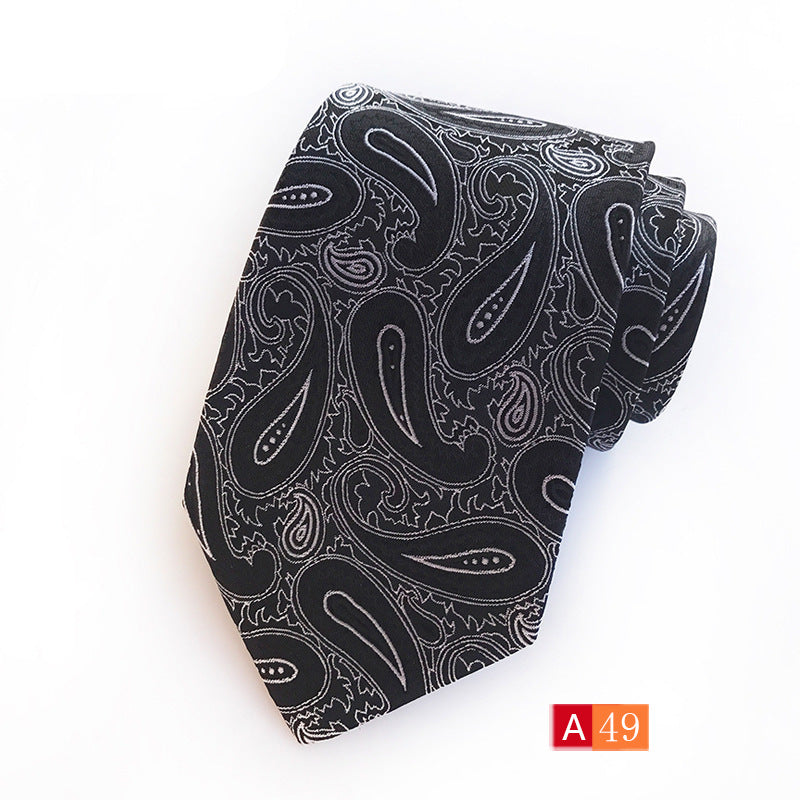 Men's Necktie Paisley Floral Silk Ties for Formal Business Party | A039