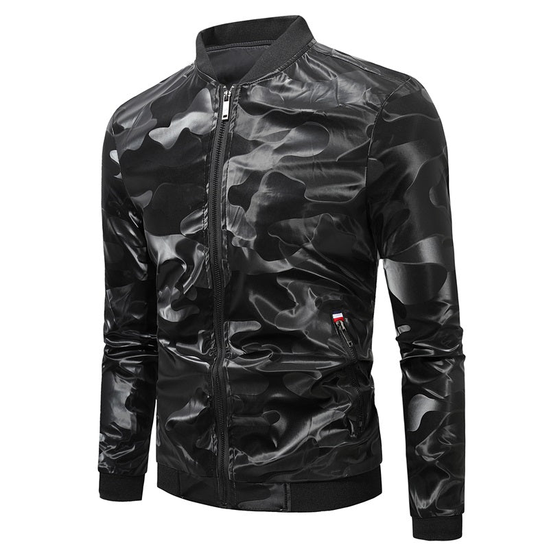 Leather Bomber Jacket