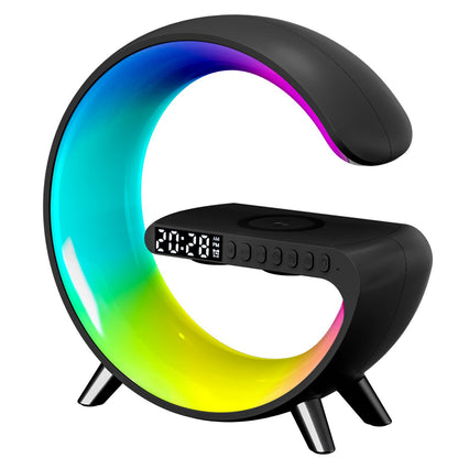 G-Speaker 15W Wireless Charger Alarm Clock Bluetooth With APP Control RGB Desk Lamp LED | 1001