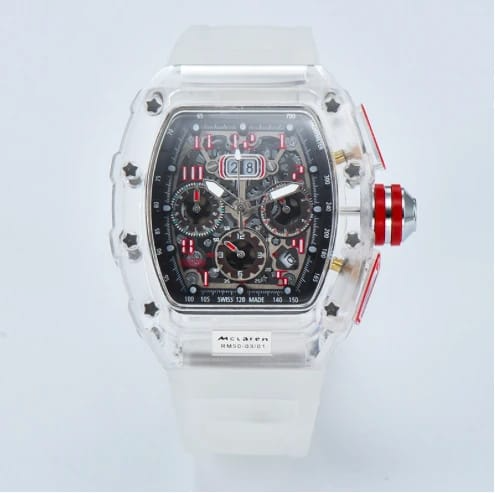 Uber stylish 2025 transparent watch