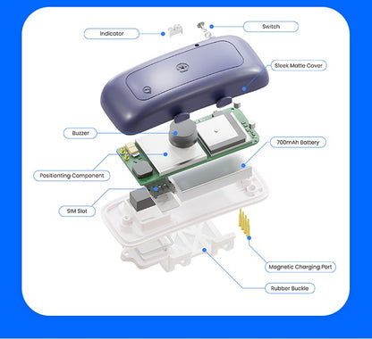 Localisateur d'animaux de compagnie sans fil de haute qualité Collier pour animaux de compagnie Mini localisateur de suivi GPS pour animaux de compagnie | S26L 