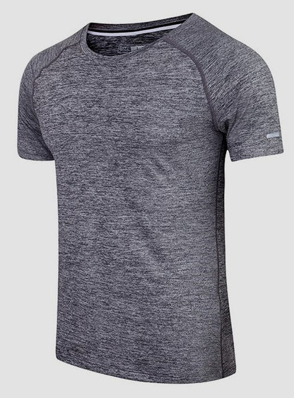 Men Short Sleeve Quick Dry Athletic Gym Active T Shirt Moisture Wicking Top | 6098