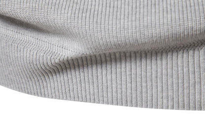 Cardigan con cerniera in cotone, maglioni casual, maglione invernale a collo alto | Y832 