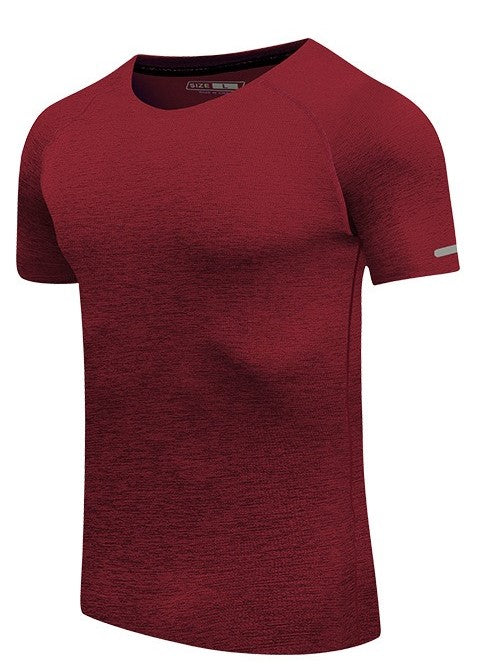 Men Short Sleeve Quick Dry Athletic Gym Active T Shirt Moisture Wicking Top | 6098