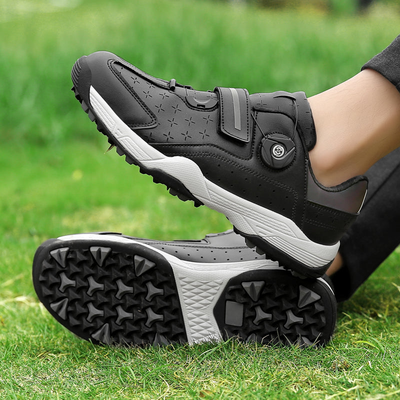 Men's Golf Shoes Comfortable Quick Lacing Outdoor Sneakers | F9965