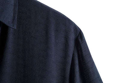 Men’s Solid Color Lapel Short Sleeve Shirt Business Casual Summer Style Shirt | CCS05