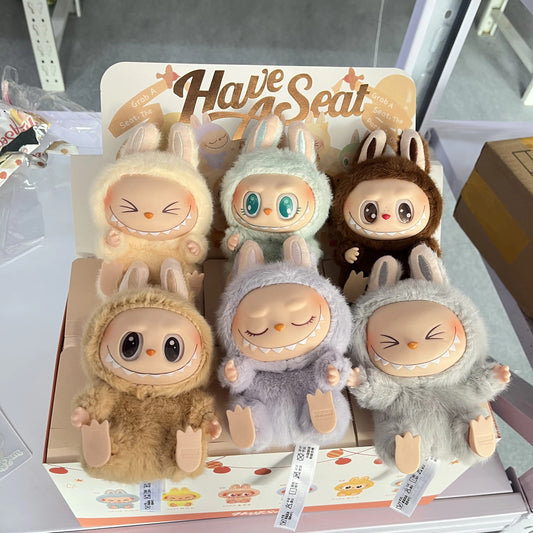 Labubu Style Blind Box Series 2 Sitting Edition | Set of 6 Labubu-Sitting Style