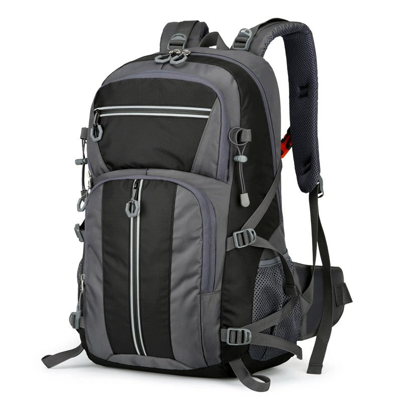 50L Waterproof Hiking Backpack – Large Capacity Outdoor Travel Rucksack with Breathable Design & Reflective Safety Strips | 2205