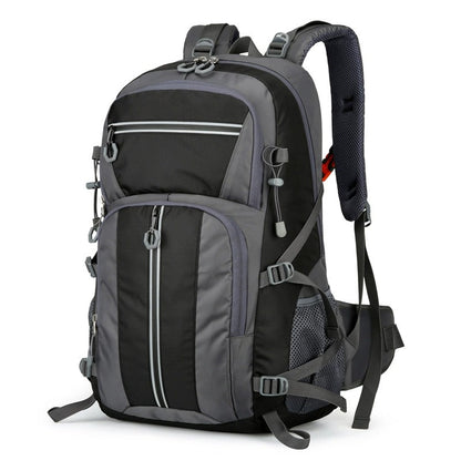 50L Waterproof Hiking Backpack – Large Capacity Outdoor Travel Rucksack with Breathable Design & Reflective Safety Strips | 2205