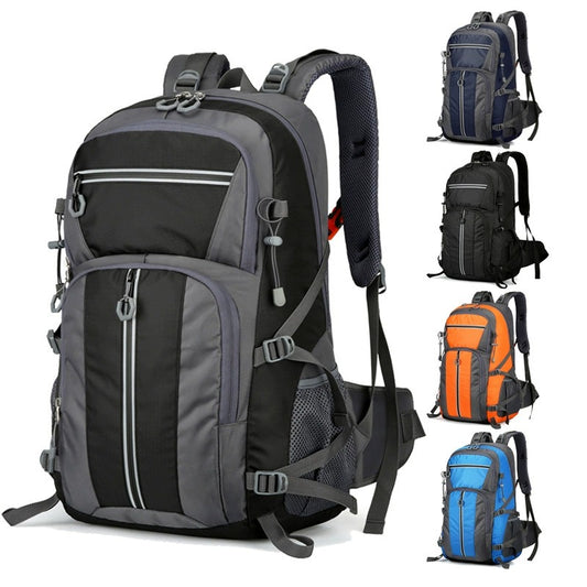 50L Waterproof Hiking Backpack – Large Capacity Outdoor Travel Rucksack with Breathable Design & Reflective Safety Strips | 2205