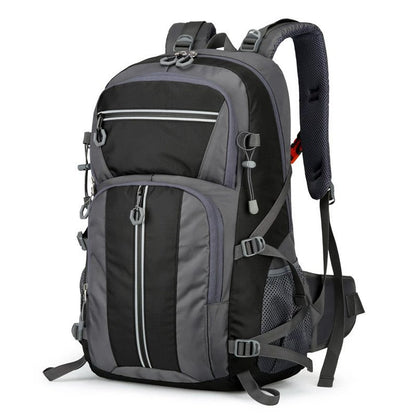 50L Waterproof Hiking Backpack – Large Capacity Outdoor Travel Rucksack with Breathable Design & Reflective Safety Strips | 2205