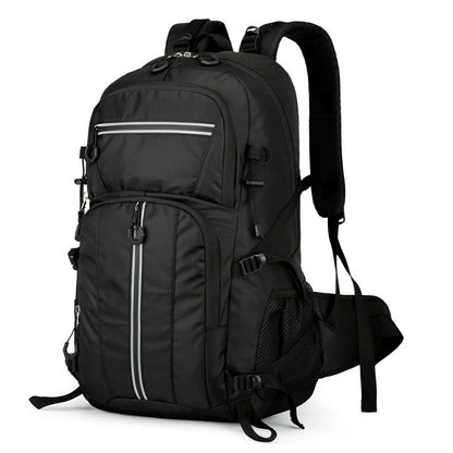 50L Waterproof Hiking Backpack – Large Capacity Outdoor Travel Rucksack with Breathable Design & Reflective Safety Strips | 2205