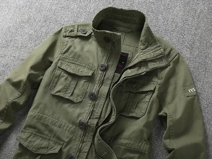 New Style High Quality 100 % Cotton Windproof Jackets for Men  | 268
