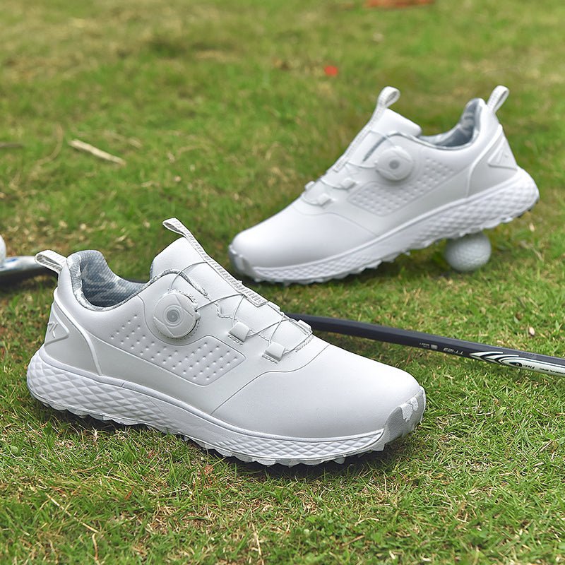 Men's Professional Golf Shoes Lace Up Non-Slip Golf Walking Sneakers | X19